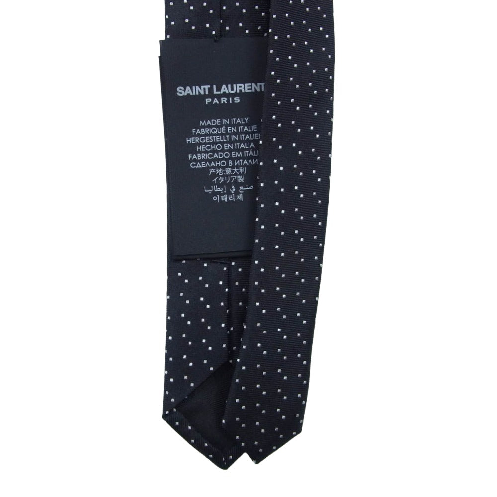 SAINT LAURENT サンローラン 643955 4Y002 マイクロドット シルク