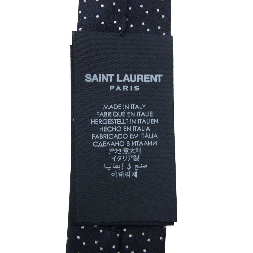 SAINT LAURENT サンローラン 643955 4Y002 マイクロドット シルク