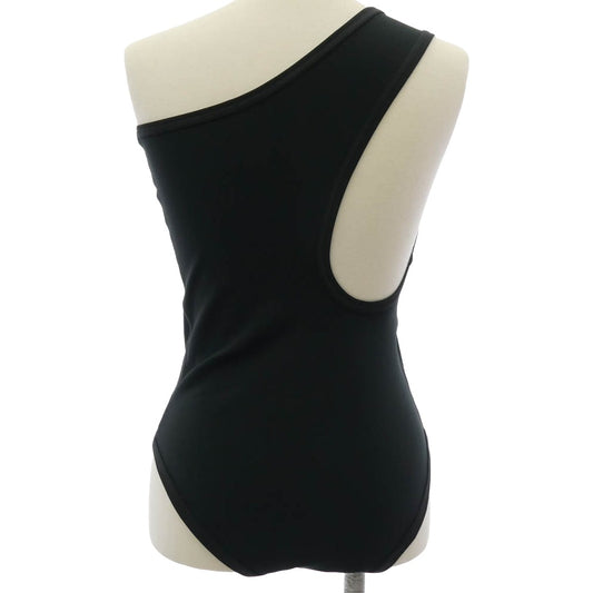 BOTTEGAVENETA ボッテガヴェネタ One Shoulder Nylon Swimsuit ワンショルダー アシンメトリック スイムスーツ 水着 ブラック系 M【美品】【中古】