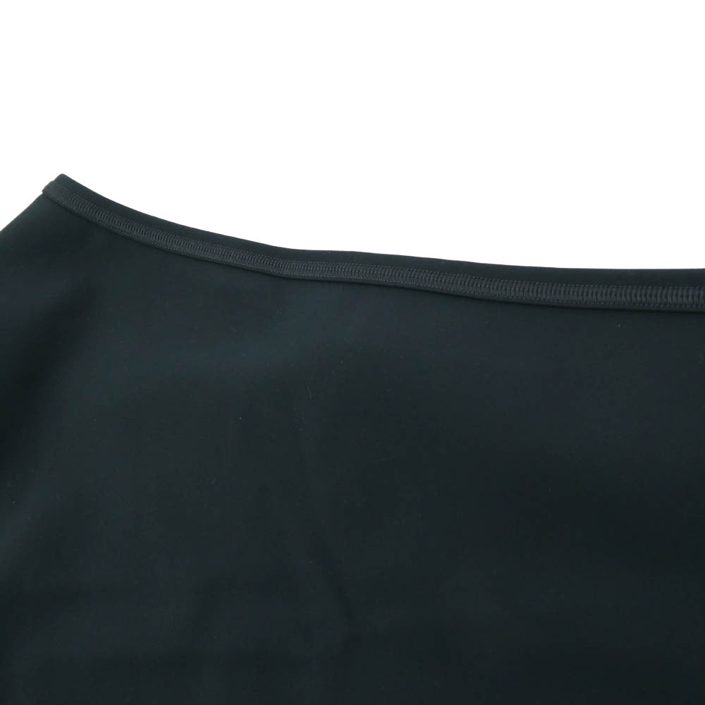 BOTTEGAVENETA ボッテガヴェネタ One Shoulder Nylon Swimsuit ワンショルダー アシンメトリック スイムスーツ 水着 ブラック系 M【美品】【中古】