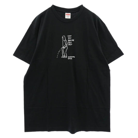 Supreme シュプリーム 25SS Piss Tee ピス 半袖 Tシャツ L ブラック系 L【極上美品】【中古】