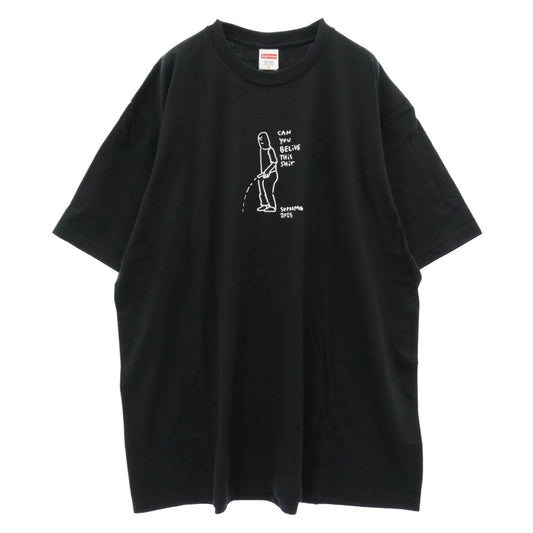 Supreme シュプリーム 25SS Piss Tee ピス 半袖 Tシャツ XL ダークグレー系 XL【極上美品】【中古】