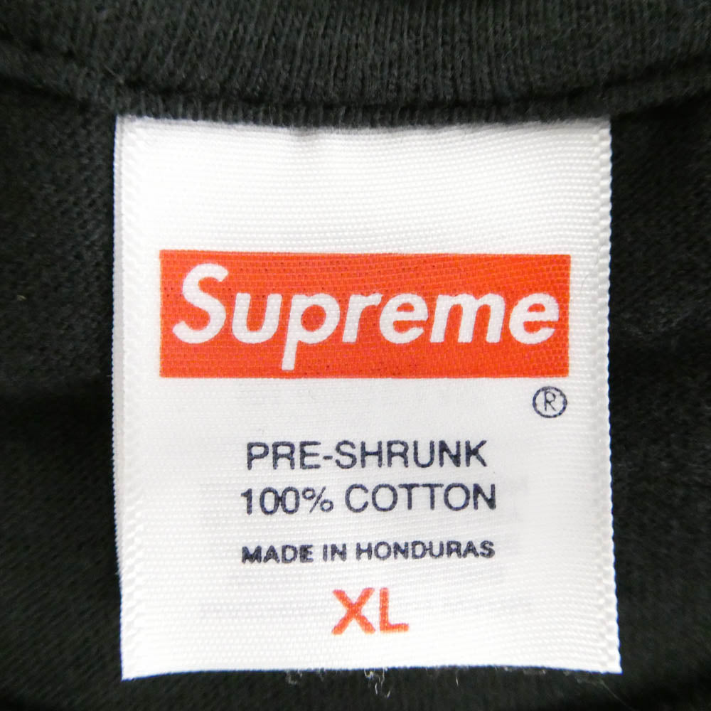 Supreme シュプリーム 25SS Piss Tee ピス 半袖 Tシャツ XL ダークグレー系 XL【極上美品】【中古】