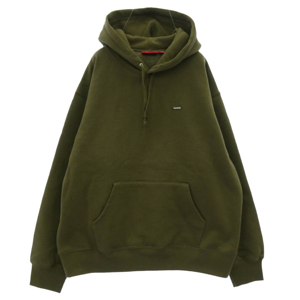 Supreme シュプリーム 25SS Small Box Hooded Sweatshirt スモール ボックス フーデッド スウェットシャツ フーディー パーカー オリーブ モスグリーン系 L【極上美品】【中古】