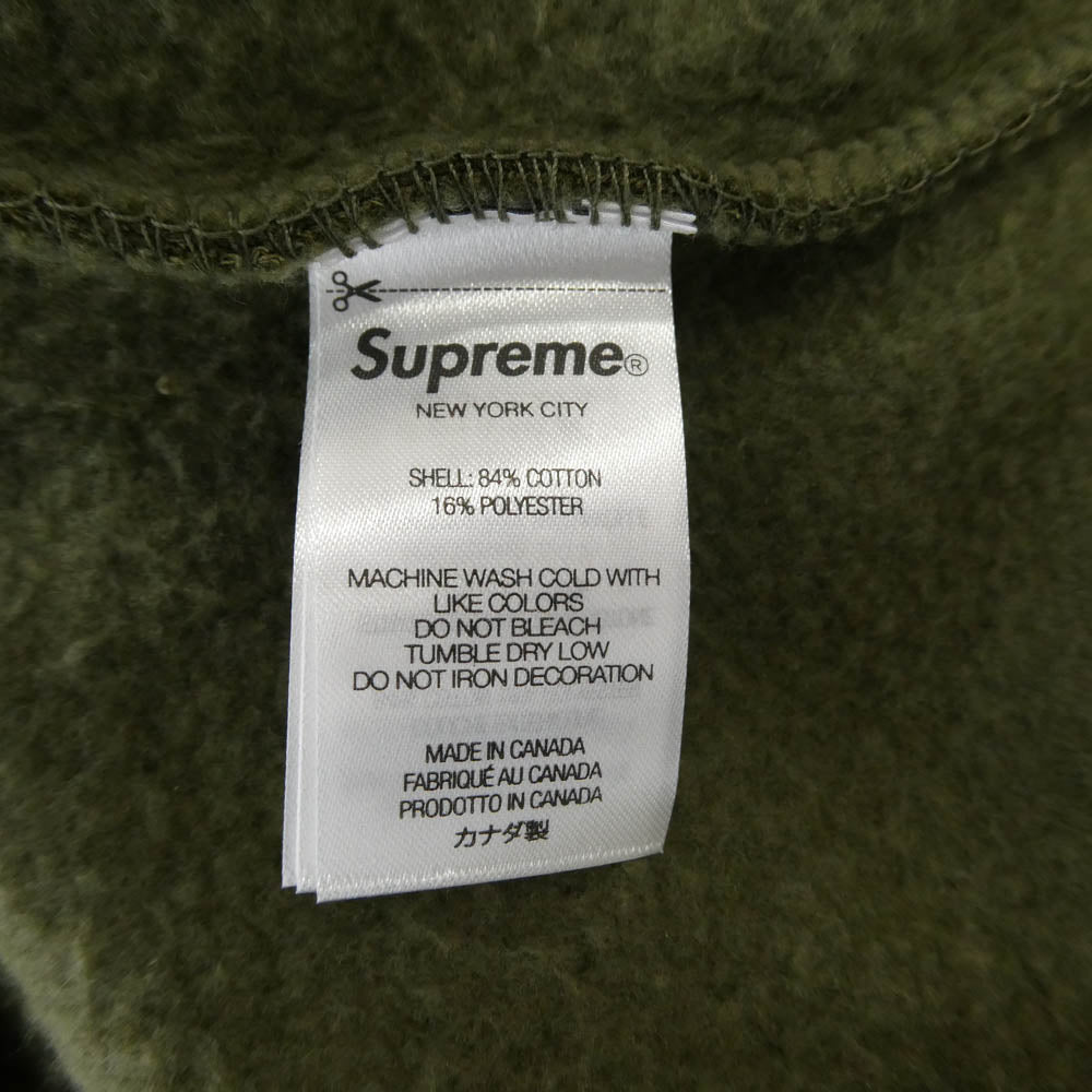 Supreme シュプリーム 25SS Small Box Hooded Sweatshirt スモール ボックス フーデッド スウェットシャツ フーディー パーカー オリーブ モスグリーン系 L【極上美品】【中古】