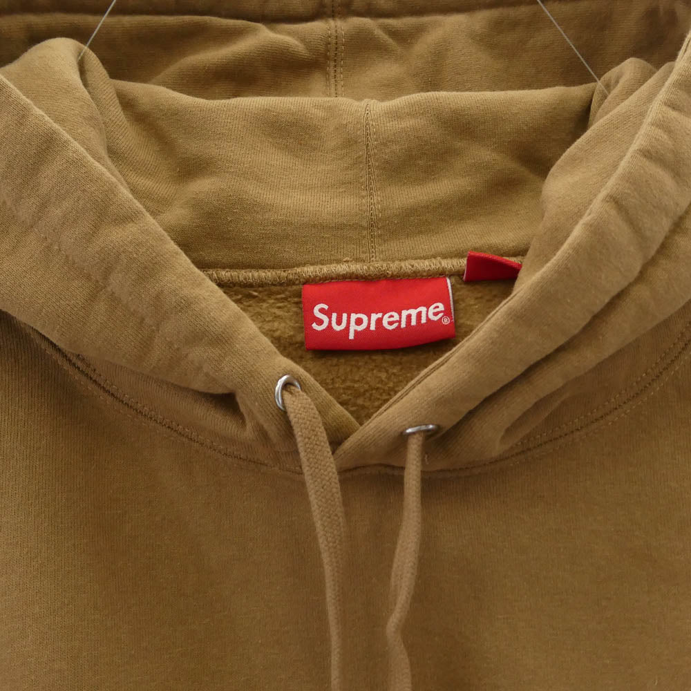 Supreme シュプリーム 22SS Cropped Panels Hooded Sweatshirt クロップド パネル フーディー スウェットシャツ フーディー パーカー ブラウン ブラウン系 XXL【美品】【中古】