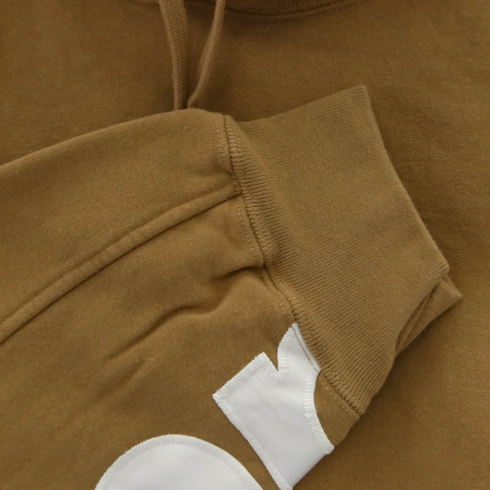 Supreme シュプリーム 22SS Cropped Panels Hooded Sweatshirt クロップド パネル フーディー スウェットシャツ フーディー パーカー ブラウン ブラウン系 XXL【美品】【中古】
