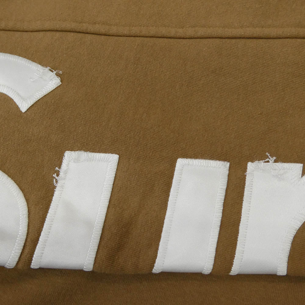 Supreme シュプリーム 22SS Cropped Panels Hooded Sweatshirt クロップド パネル フーディー スウェットシャツ フーディー パーカー ブラウン ブラウン系 XXL【美品】【中古】