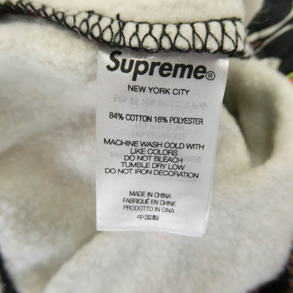Supreme シュプリーム 22SS East Broadway Sweatpant イースト ブロードウェイ スウェットパンツ チャコール系 マルチカラー系 S【美品】【中古】