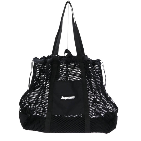 Supreme シュプリーム 25SS Mesh Tote Bag メッシュ トート バッグ ブラック系 40×64×19cm【美品】【中古】