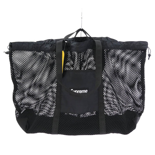 Supreme シュプリーム 25SS Mesh Tote Bag メッシュ トート バッグ ブラック系 40×64×19cm【美品】【中古】