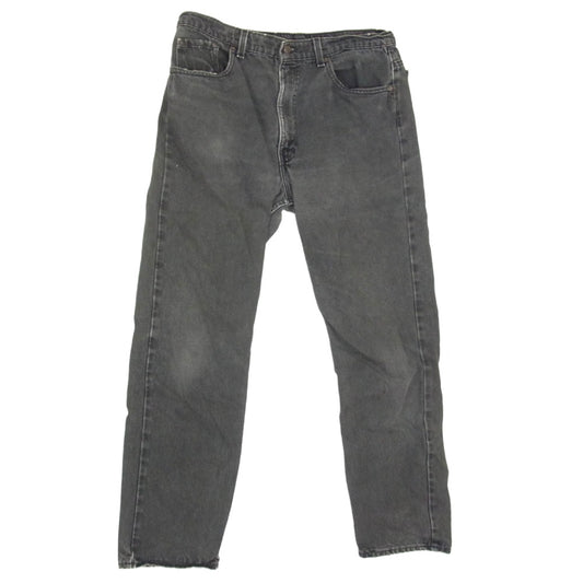 Levi's リーバイス 90s USA製 505 後染めブラックデニム パンツ ブラック系 38【中古】
