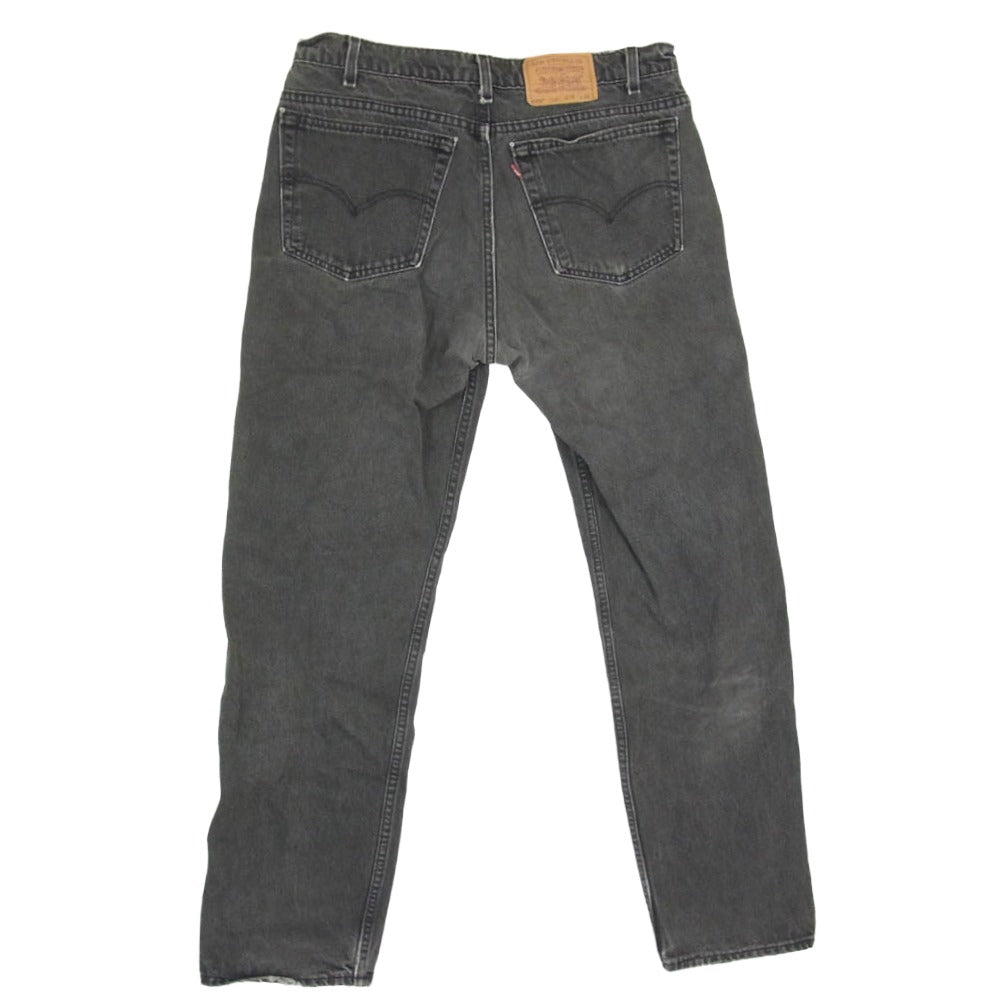 Levi's リーバイス 90s USA製 505 後染めブラックデニム パンツ ブラック系 38【中古】