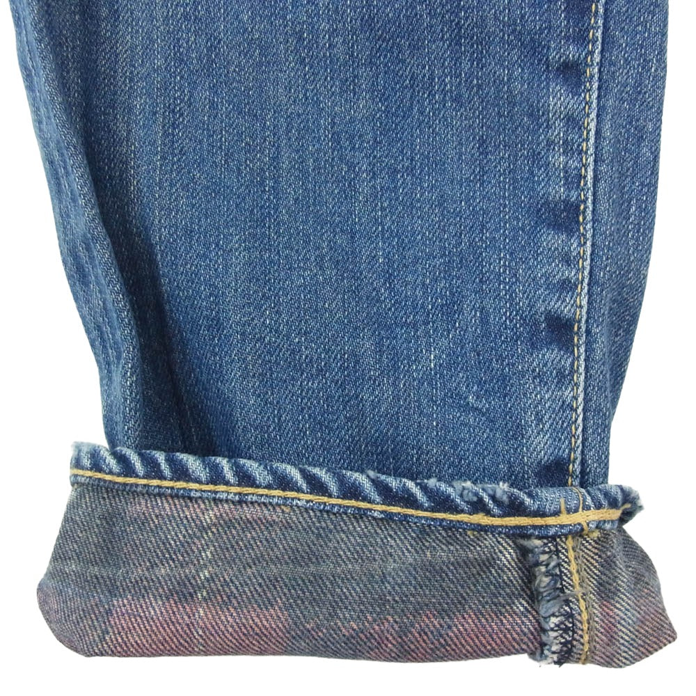 HYSTERIC GLAMOUR ヒステリックグラマー 0143AP07 クラッシュ加工 CPR加工　ダメージ デニム パンツ インディゴブルー系 M【中古】
