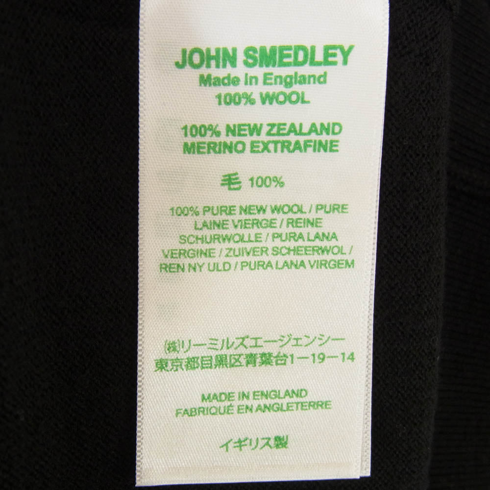 JOHN SMEDLEY ジョンスメドレー イギリス製 ウール ニット ブラック系 サイズ表記無【中古】