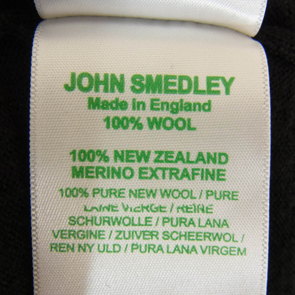 JOHN SMEDLEY ジョンスメドレー イギリス製 ウール ニット ブラック系 サイズ表記無【中古】