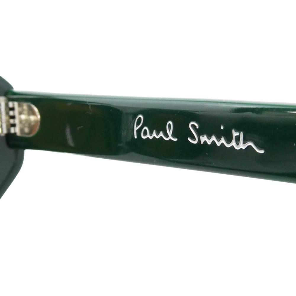 Paul Smith ポール・スミス PS-301 度入り オーバル サングラス アイウェア ブラウン系 グリーン系 44□【中古】