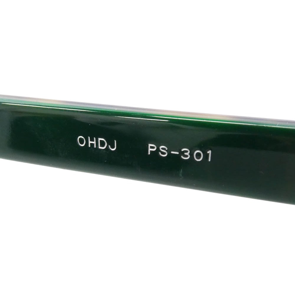 Paul Smith ポール・スミス PS-301 度入り オーバル サングラス アイウェア ブラウン系 グリーン系 44□【中古】