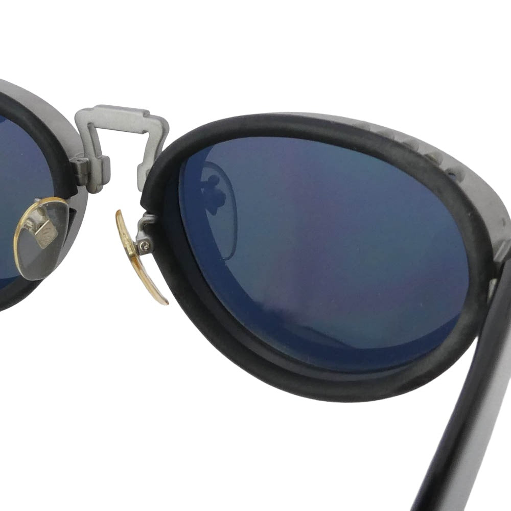 JEAN-PAUL GAULTIER ジャンポールゴルチエ 56-8207 90s オリジナル マット メタル フレーム サングラス アイウェア フレーム：ブラック系、シルバー系 56-820【中古】