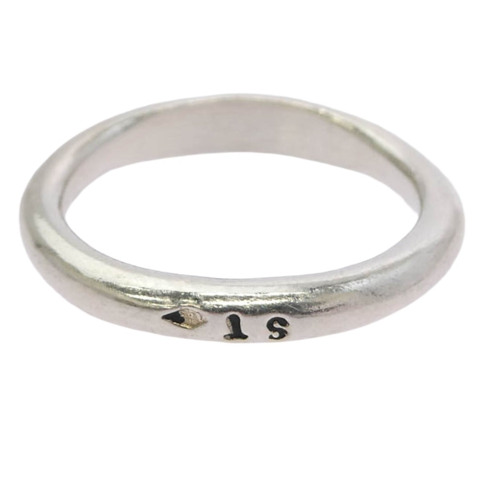 SERGE THORAVAL セルジュトラヴァル R80-0_0140190 R80 LOVE RING 愛 ラブ リング シルバー系 6号【中古】