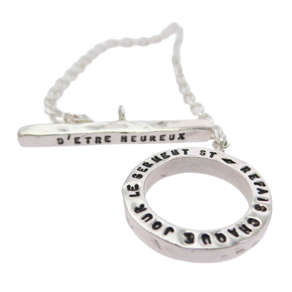 SERGE THORAVAL セルジュトラヴァル B98-0_0146560 B98 LIENS 繋がり BRACELET ブレスレット シルバー系【中古】