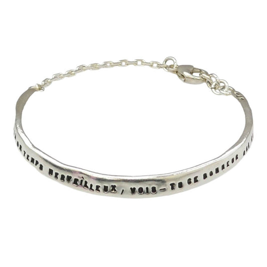 SERGE THORAVAL セルジュトラヴァル B57-0_0140870 B57 Bonheur 幸せの手錠 BRACELET バングル ブレスレット シルバー系【中古】