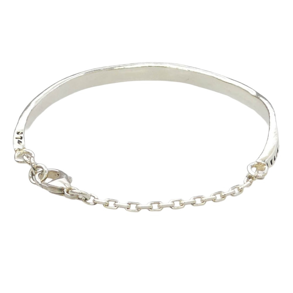 SERGE THORAVAL セルジュトラヴァル B57-0_0140870 B57 Bonheur 幸せの手錠 BRACELET バングル ブレスレット シルバー系【中古】