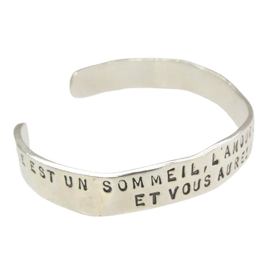 SERGE THORAVAL セルジュトラヴァル B10-0_0144580 B10 夢 BANGLE ロゴ バングル シルバー系【中古】