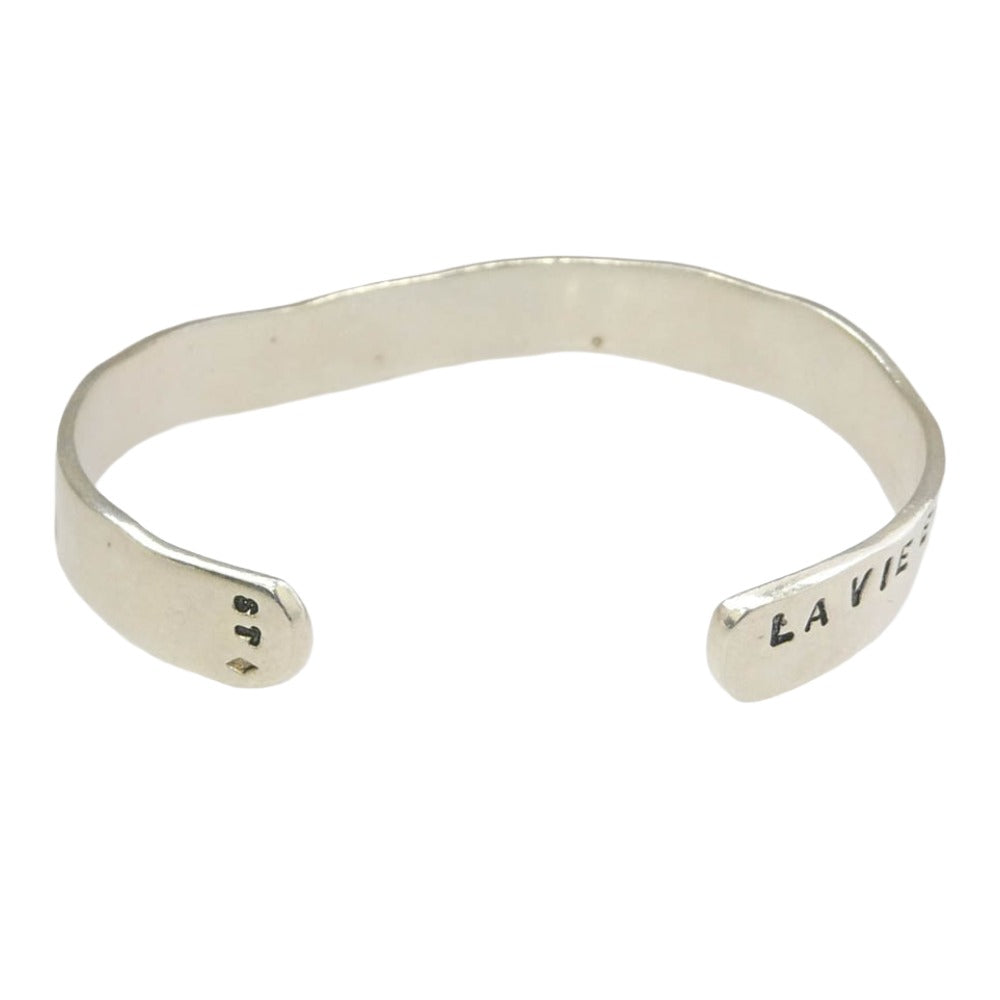 SERGE THORAVAL セルジュトラヴァル B10-0_0144580 B10 夢 BANGLE ロゴ バングル シルバー系【中古】