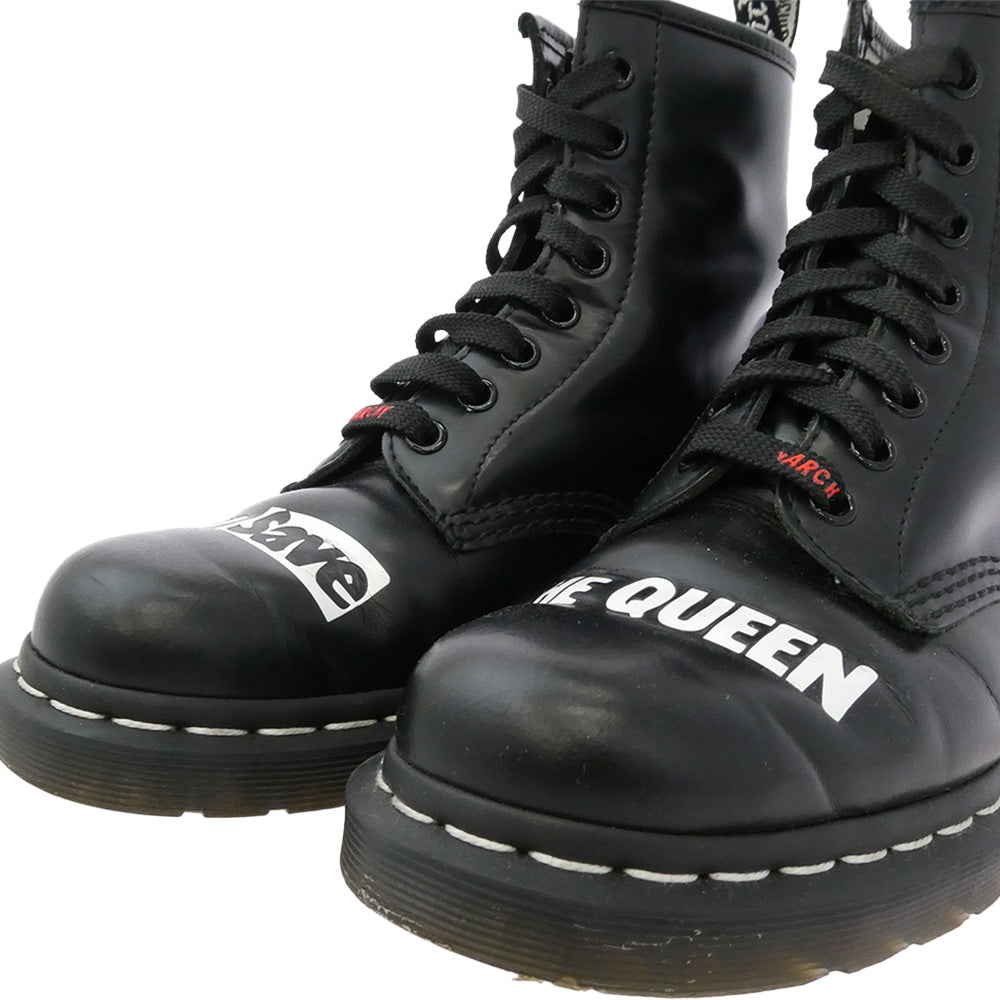 Dr.Martens ドクターマーチン × SEX PISTOLS” 8EYE BOOT セックスピストルズ 8ホール レザー ブーツ ブラック系 3【中古】