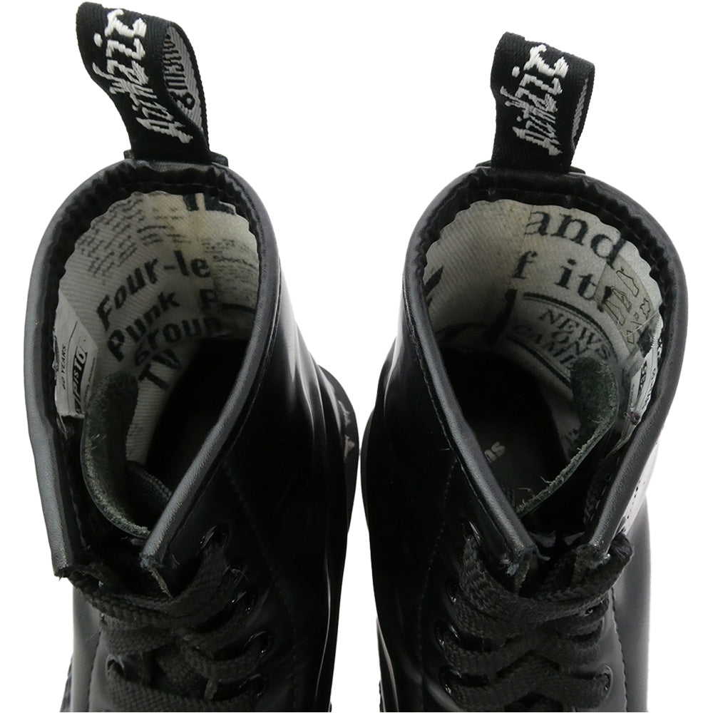 Dr.Martens ドクターマーチン × SEX PISTOLS” 8EYE BOOT セックスピストルズ 8ホール レザー ブーツ ブラック系 3【中古】