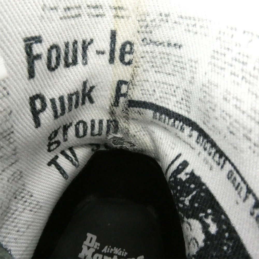 Dr.Martens ドクターマーチン × SEX PISTOLS” 8EYE BOOT セックスピストルズ 8ホール レザー ブーツ ブラック系 3【中古】