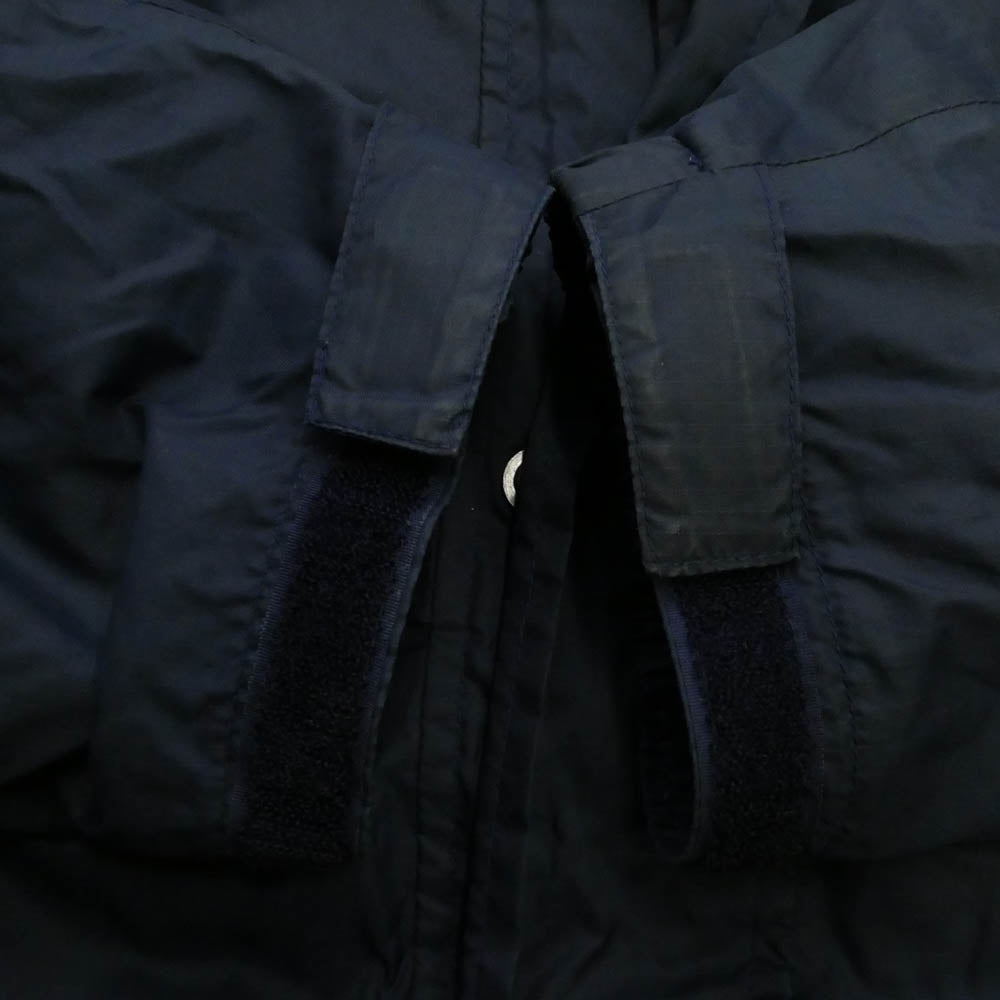 ヴィンテージ L618 L.L.BEAN 90s フード ナイロン コート ジャケット ネイビー系 XL【中古】