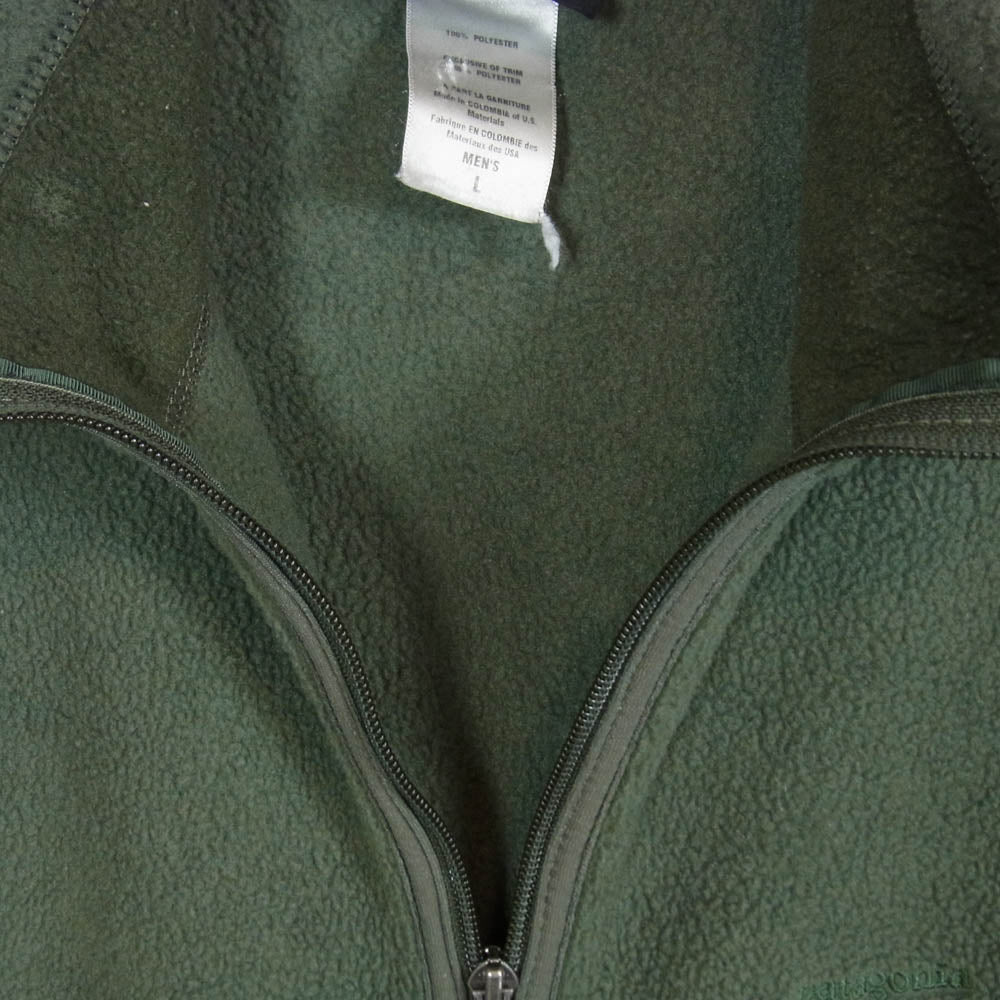 patagonia パタゴニア 04AW 25182 SYNCHILLA VEST シンチラ フリース ベスト グリーン系 L【中古】