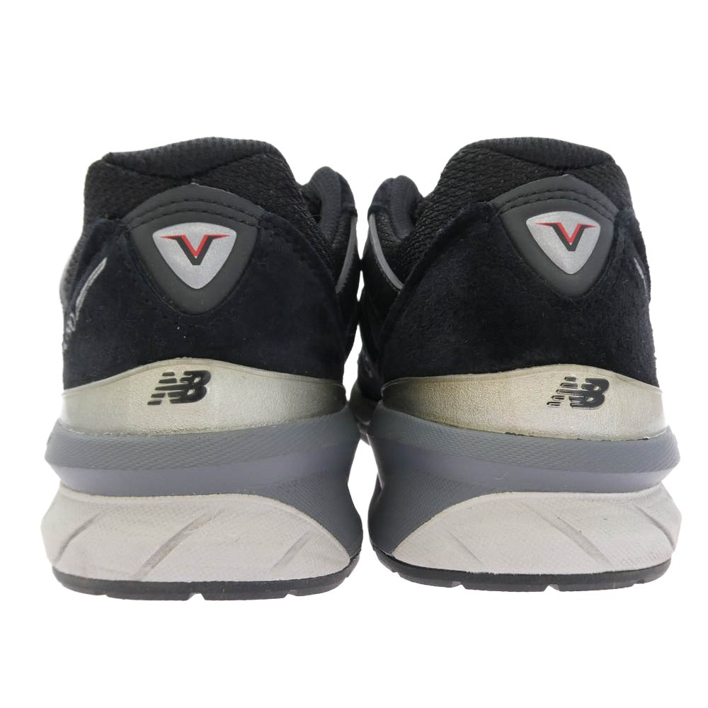 NEW BALANCE ニューバランス M990BK5 MADE IN USA 990 V5 Black ブラック スエード メッシュ スニーカー ブラック系 27cm【中古】
