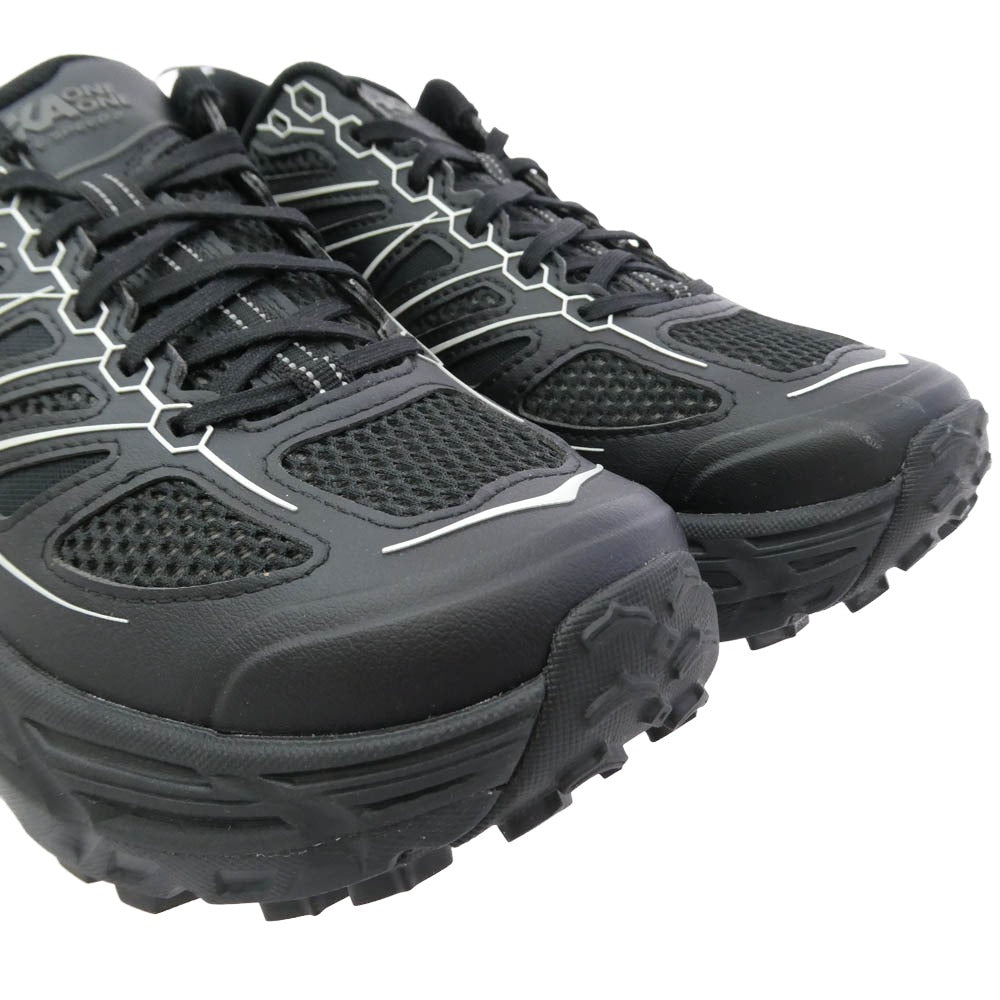 HOKA ONE ONE ホカ オネオネ 1171891 U MAFATE SPEED 2 TS マファテ スピード スニーカー ブラック系 ホワイト系 27cm【美品】【中古】