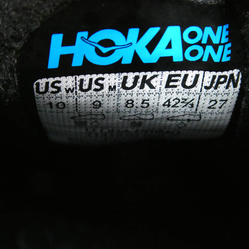 HOKA ONE ONE ホカ オネオネ 1141570 U ORA PRIMO オラ プリモ サンダル スニーカー ブラック系 27cm【美品】【中古】