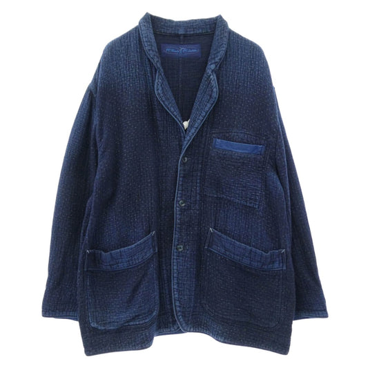 PORTER CLASSIC ポータークラシック NEW SASHIKO TAILORED JACKET ニュー サシコ 3B テーラード ジャケット ブルー系 3【美品】【中古】