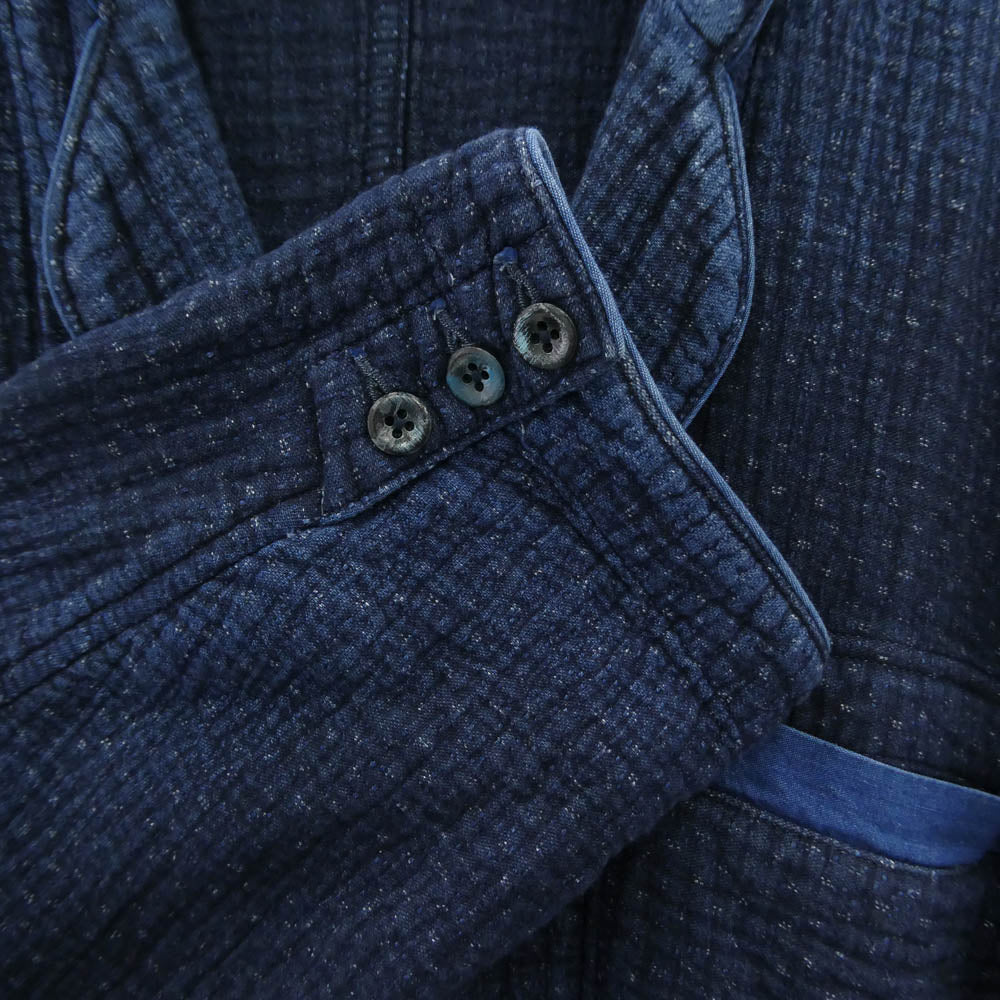 PORTER CLASSIC ポータークラシック NEW SASHIKO TAILORED JACKET ニュー サシコ 3B テーラード ジャケット ブルー系 3【美品】【中古】