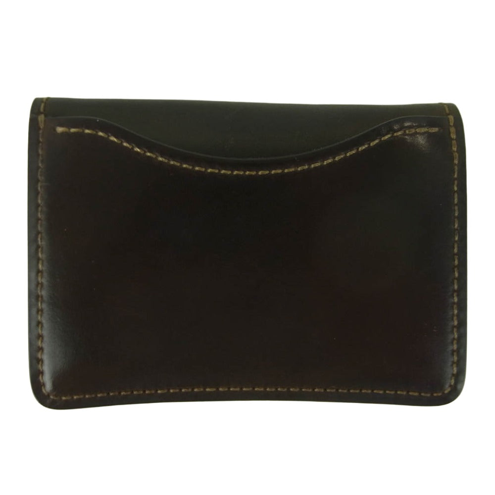 WILDSWANS ワイルドスワンズ TONGUE SHELL CORDOVAN タング シェルコードバン コインケース 小銭入れ ダークブラウン系【中古】