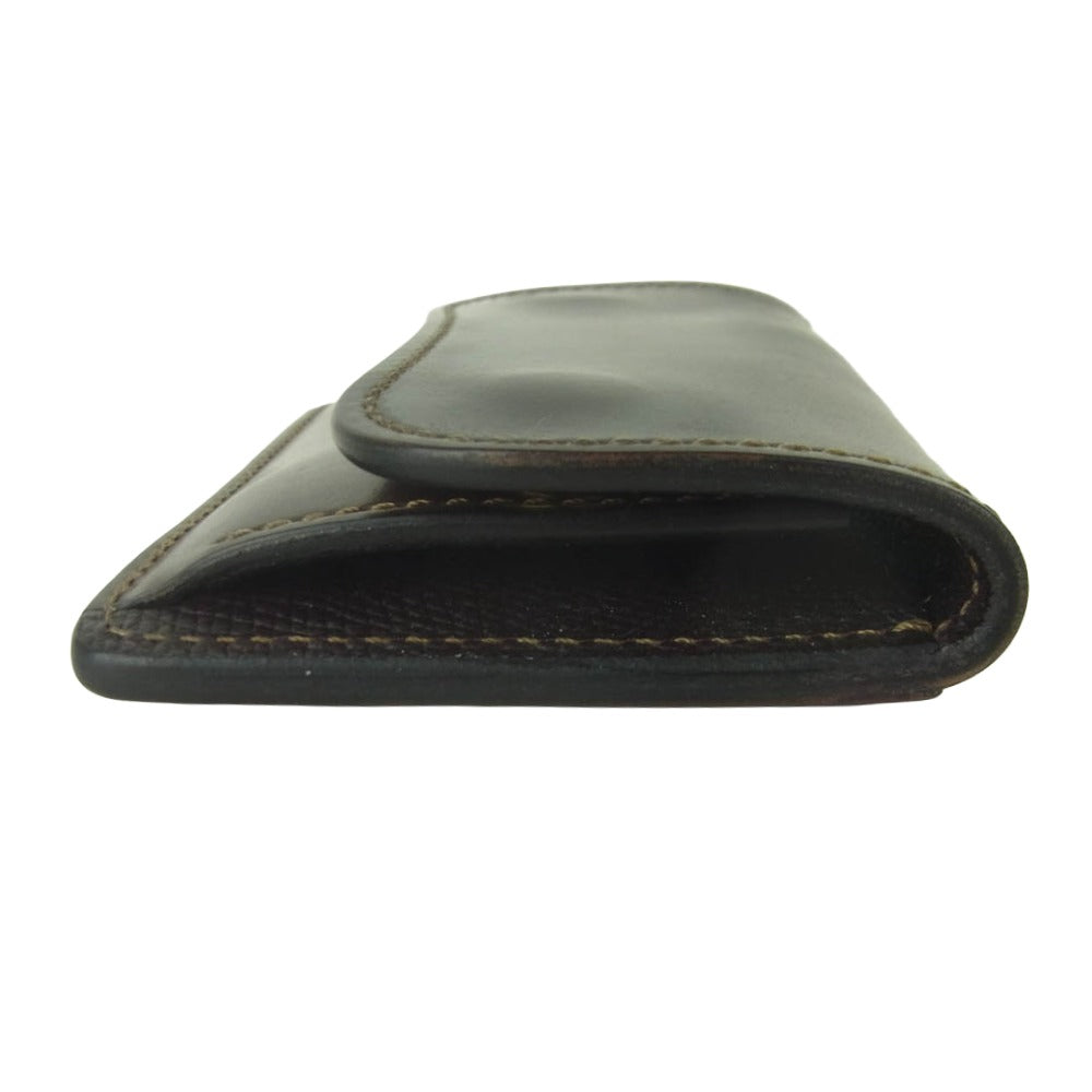 WILDSWANS ワイルドスワンズ TONGUE SHELL CORDOVAN タング シェルコードバン コインケース 小銭入れ ダークブラウン系【中古】