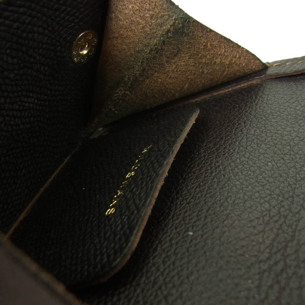 WILDSWANS ワイルドスワンズ TONGUE SHELL CORDOVAN タング シェルコードバン コインケース 小銭入れ ダークブラウン系【中古】