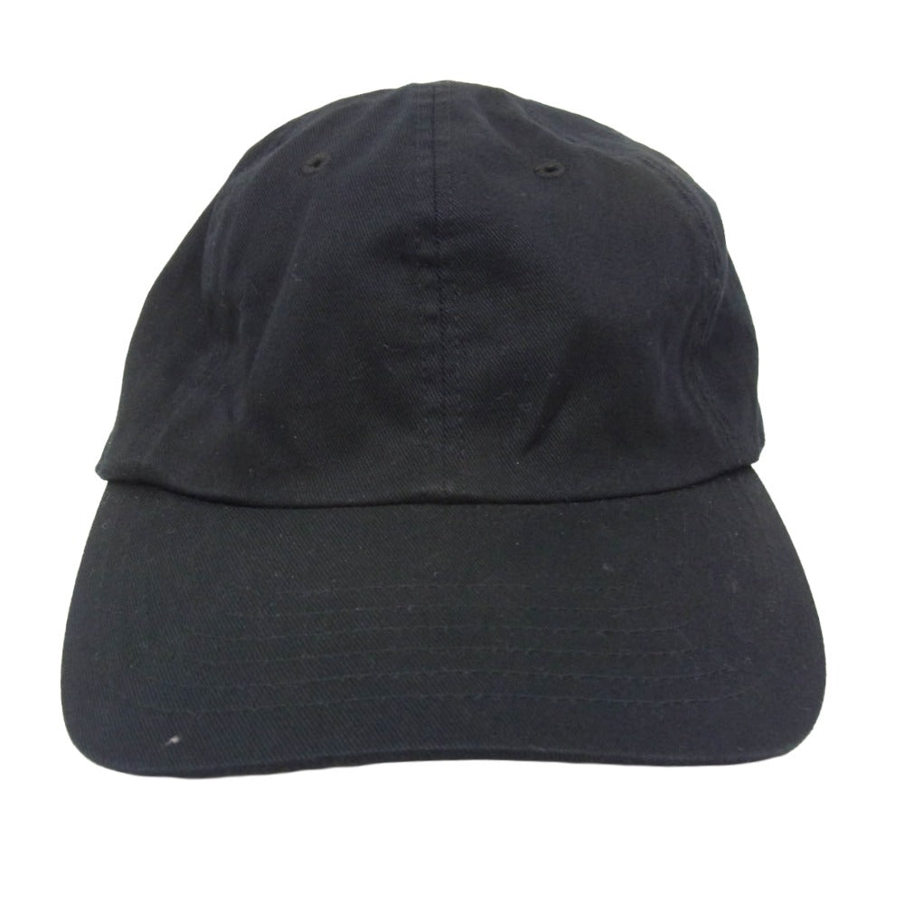 KIJIMA TAKAYUKI キジマタカユキ T-3 Exclusive stores limite COTTON 6PANEL CAP コットン 6パネル キャップ 帽子 ブラック系 2【中古】