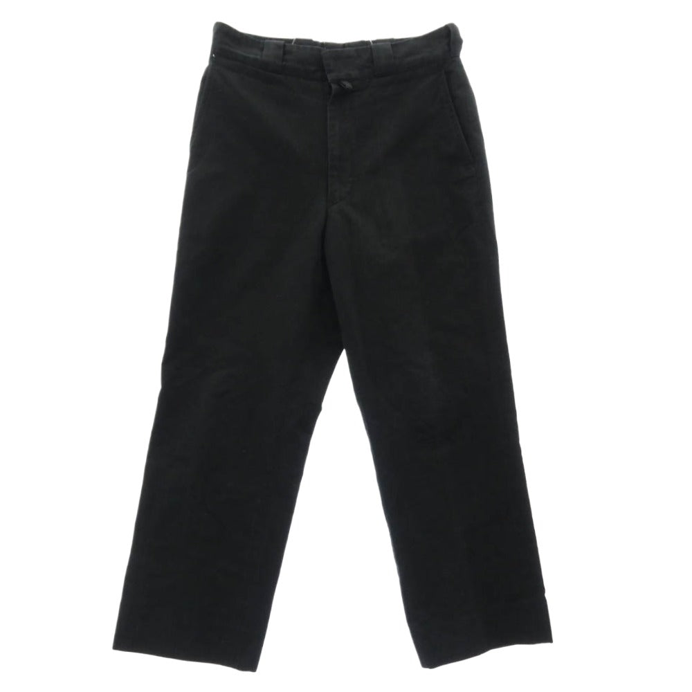 COMOLI コモリ 22AW W03-05022 ウールフェルトパンツ CHARCOAL