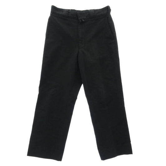 COMOLI コモリ 24SS Z01-03017 ポストワークツイルパンツ ブラック系 2【中古】