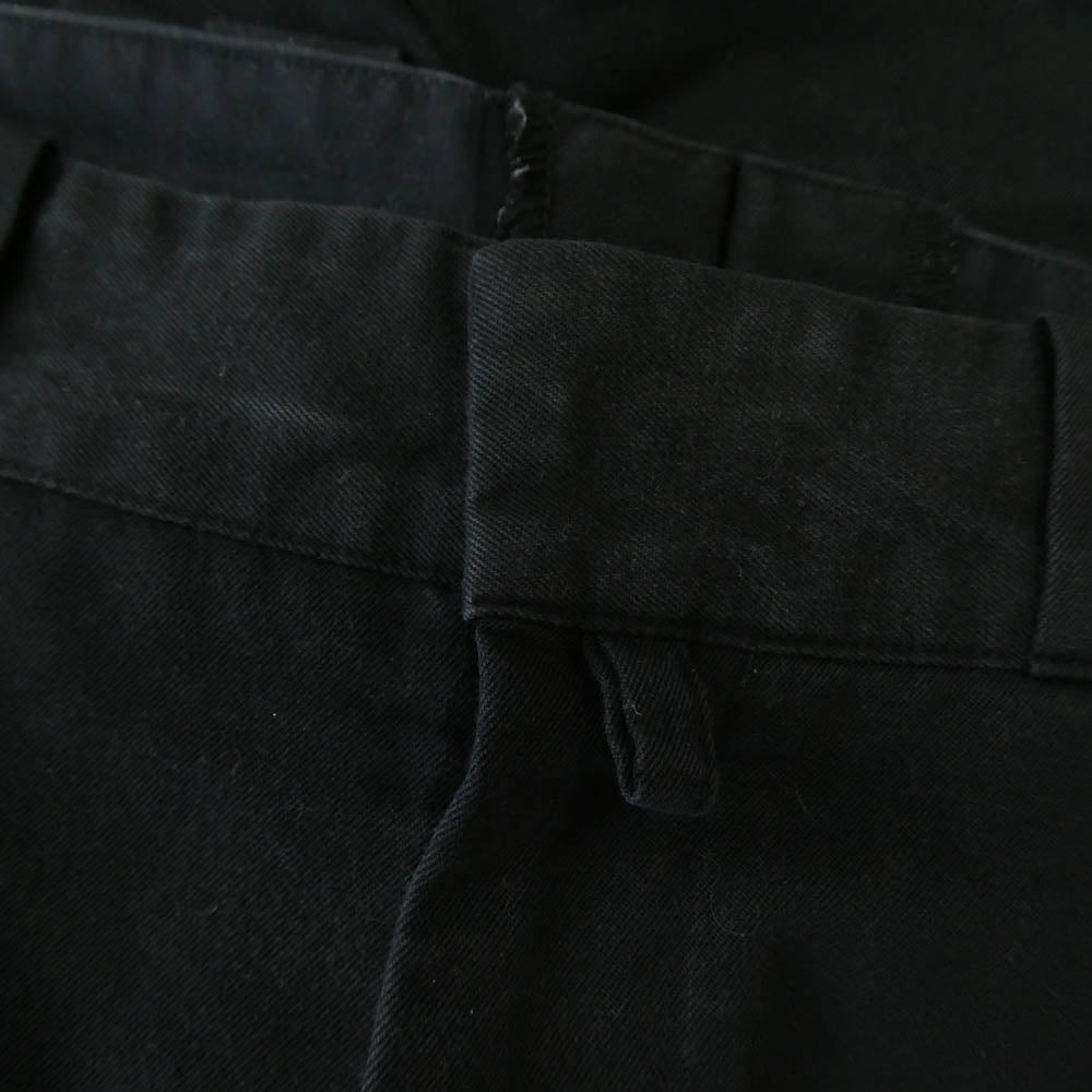 COMOLI コモリ 24SS Z01-03017 ポストワークツイルパンツ ブラック系 2【中古】