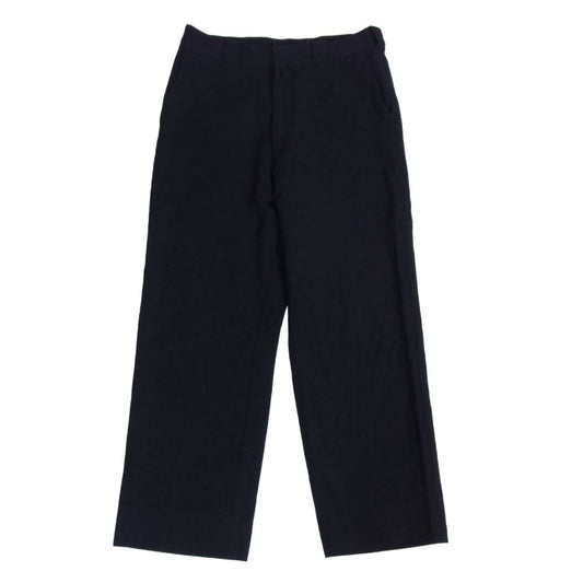 COMOLI コモリ 24AW A03-03023 ウールサージパンツ ブラック系 2【中古】