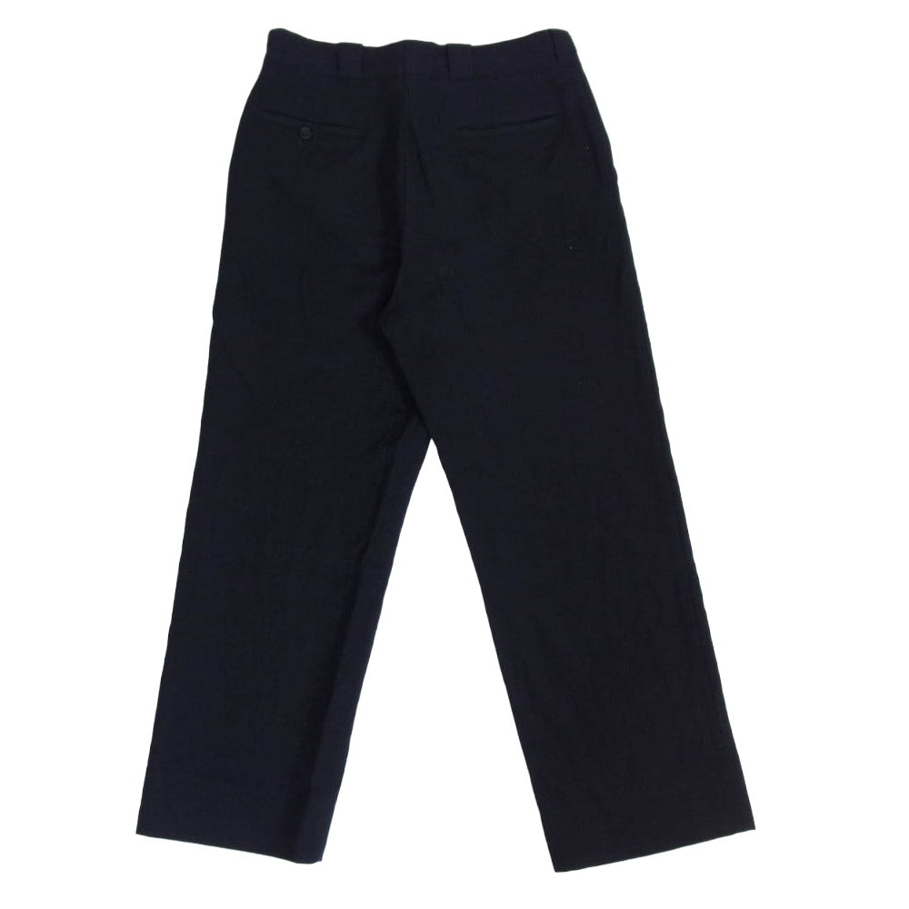COMOLI コモリ 24AW A03-03023 ウールサージパンツ ブラック系 2【中古】
