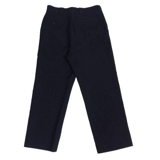 COMOLI コモリ 24AW A03-03023 ウールサージパンツ ブラック系 2【中古】