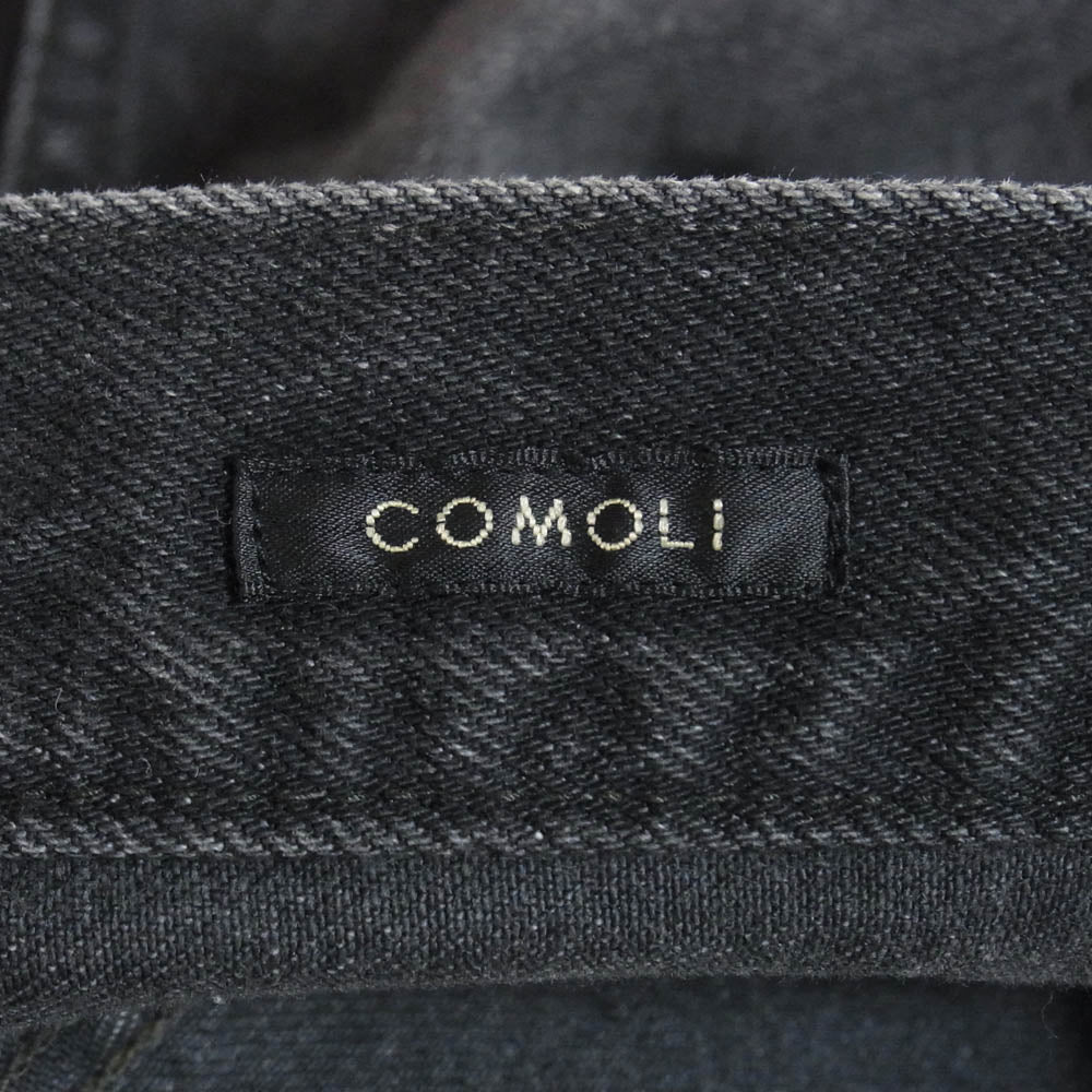 COMOLI コモリ 25AW C03-03003 5P ブラックデニムパンツ ブラック系 1【中古】